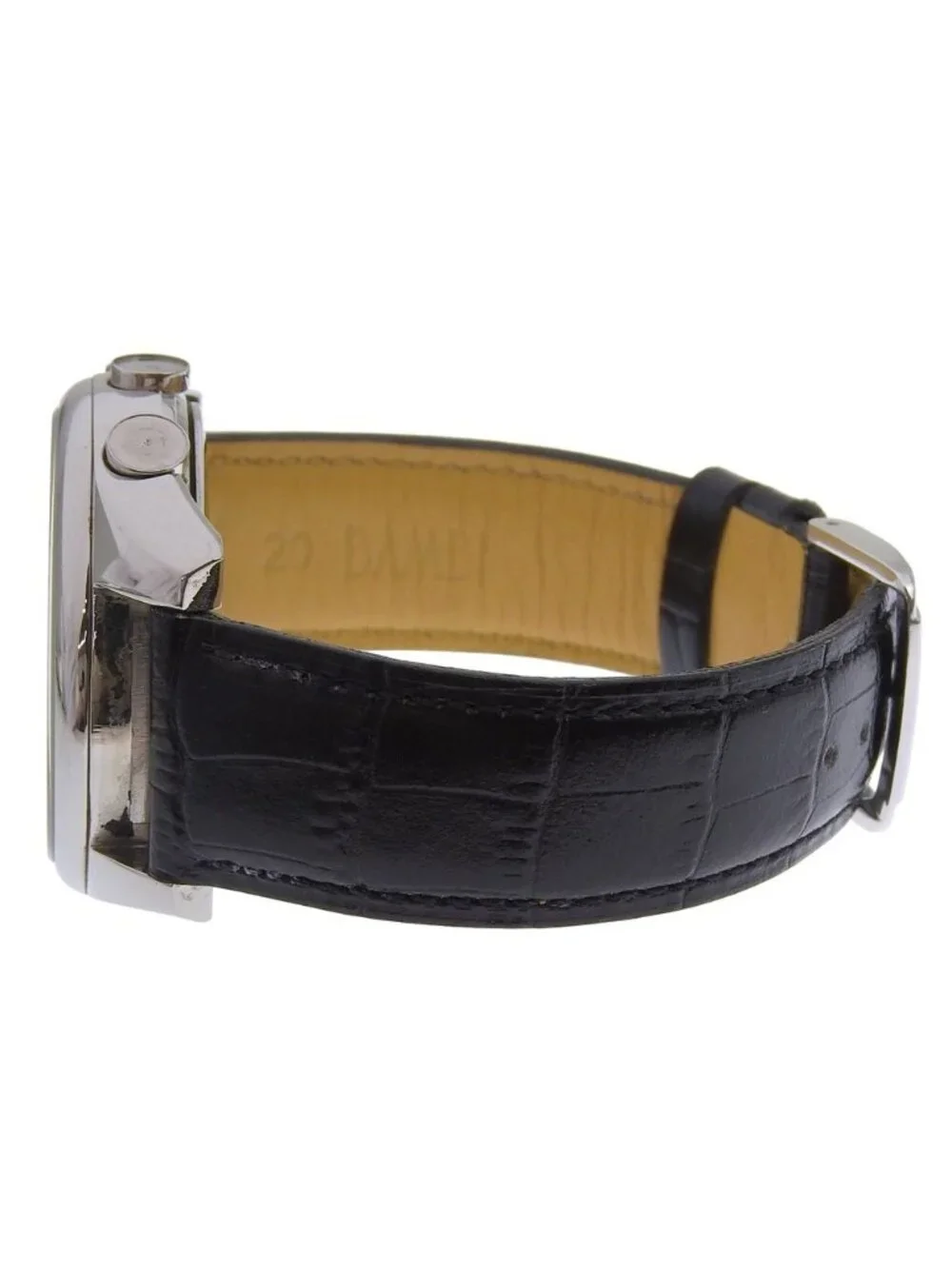 Dolce & Gabbana Sandpiper Stainless Steel Embossed Leather Quartz Chronograph